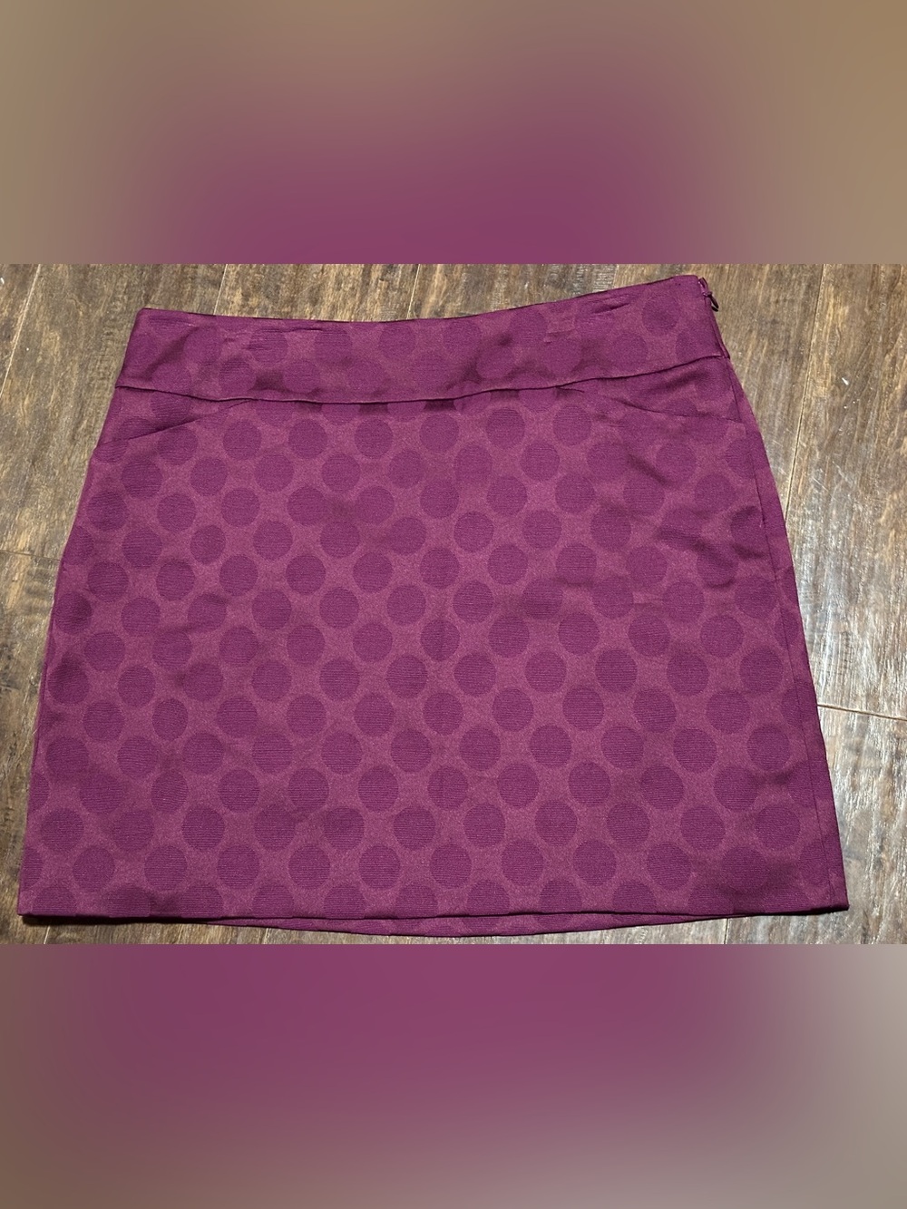 Loft Purple Polka Dot Mini Skirt Women’s 12